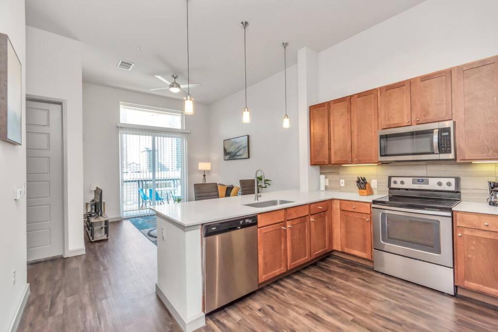 شقة U3 Penthouse Houstonw Car Astros W Skyline-View المظهر الخارجي الصورة